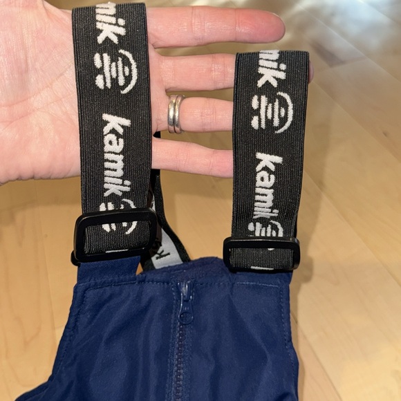 Kamik Navy Bib Snow Pants Boy’s Size 4 - Picture 6 of 7